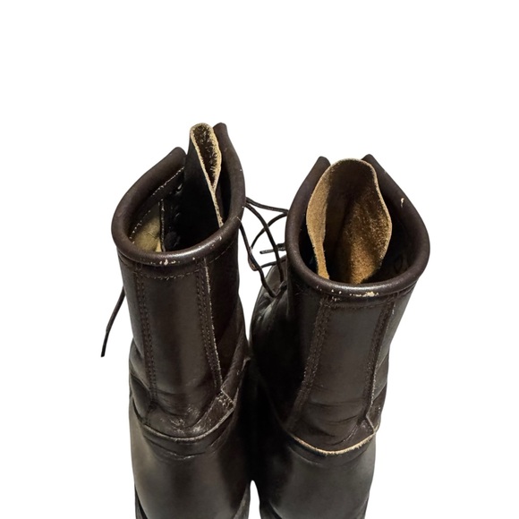 Vintage Durango Kiltie Western Boot Lace Up Leather Bootie USA Made Men's 10.5 - Picture 2 of 9